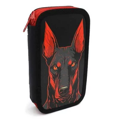 Пенал 2 отделения 190*105 ламин "Doberman" ПЧЕЛКА ПО-090 066748