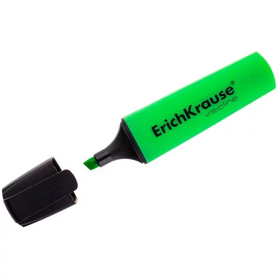 Маркер текстовыделитель 0.5-4мм ERICH KRAUSE зеленый V-12 32497 299351