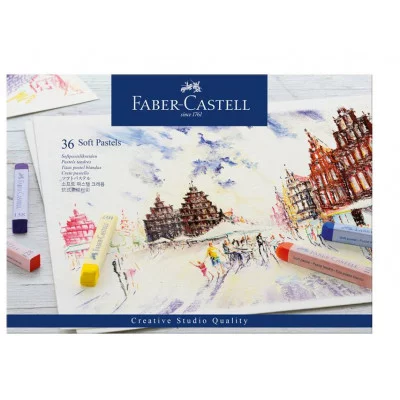 Пастель Faber-Castell "Soft pastels", 36 цветов, картон. упаковка 285950