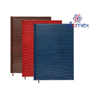 Книжка записная B6 80л клетка тв кожзам/поролон "Arkona" ассорти ATTOMEX 2052622 125618