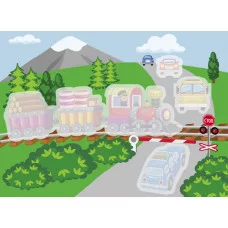 Многоразовые водные раскраски. Выпуск 4 (Паровозик) Стрекоза  978-5-9951-3991-1