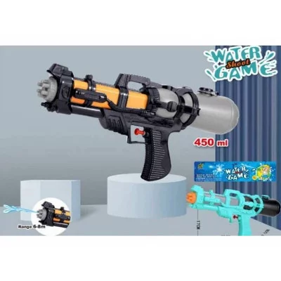 Водный пистолет 380мм (450 мл,дальность стрельбы 6-8 м., цвет микс,в пакете) ( Арт. ИК-0534) ИК-0534