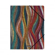 Папка на резинках пластиковая ErichKrause® Mosaic, A4 1шт 49297