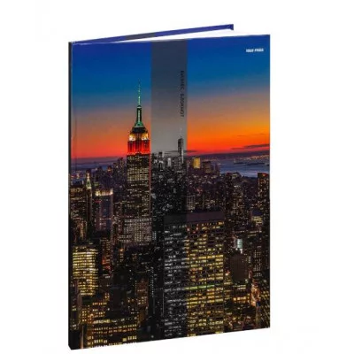 Бизнес-блокнот А4 80л. ЖИЗНЬ В МЕГАПОЛИСЕ (Б80-6746) 7БЦ, глянц.ламин. цвет.мелов.обл. Б80-6746