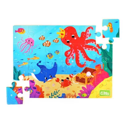 Мягкий пазл 24 "Подводный мир" А5 ET02-049