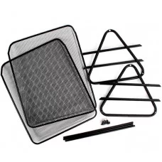 Лоток горизонтальный металлический 2 секции DV-15000BK