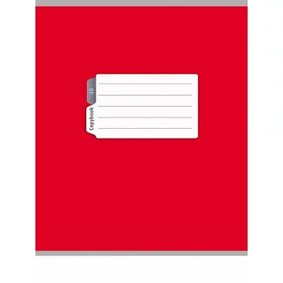 TМ"Profit"Тетрадь ЛИНИЯ 48л. КРАСНАЯ КЛАССИКА  (48-0225) цвет. мелов. обл. 48-0225