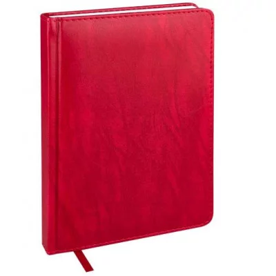 ЕЖЕДНЕВНИК А5, 160л. недатир. EVERYDAY CHRONICLES - RED (160-5031) кожзам (красный) 160-5031
