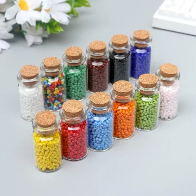 Набор бисера для рукоделия "Zlatka №3" 12 цветов, 11/0  с блеском 6870465