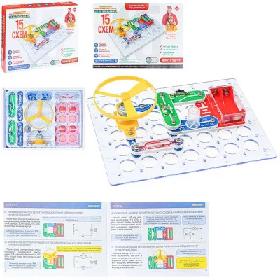 Электронный конструктор ЗНАТОК 15 схем ZP-70818 ZP-70818