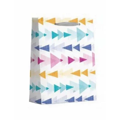 Dream cards Пакет подарочный с мат. лам. 26х32х10  Пастельные узоры, 210 г ,(Размер L) ПКП-5925