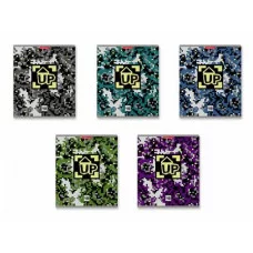 Тетрадь общая ученическая ErichKrause Pixel Game 48 листов клетка выборочный 58403