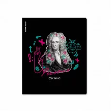 Тетрадь общая ученическая с пластиковой обложкой на скобе ErichKrause Persons, ФИЗИКА, 48 листов, клетка 60643