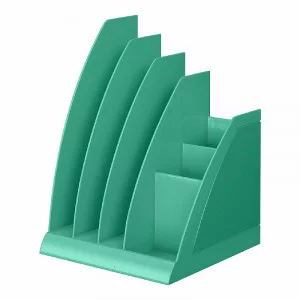 Подставка для бумаг пластиковая ErichKrause Regatta, Pastel Bloom, зеленый 1шт 61490