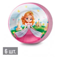 Набор тарелок (d=18 см) "Сказочная принцесса" Империя поздравлений 3.0000863