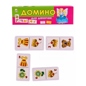 15. ДОМИНО ПЛАСТИКОВОЕ. ДЛЯ ДЕВОЧЕК ИН-4863
