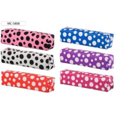 Пенал-косметичка 200*50*50 ПВХ "Горох" ассорти MIRACULOUS МС-5808 707978