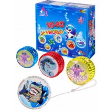 Йо-йо (3,5х5,5 см) 1шт "Морской мир" цвета микс (свет) (Арт. И-6566)