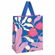 Пакет подарочный 1шт 18*23*10см MESHU "Цветочный сад", отд.фольгой, матовая ламинация 354597