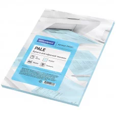 Бумага цветная OfficeSpace pale А4, 80г/м2, 50л. голубой 245187