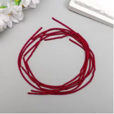 Канитель мягкая, гладкая 1 мм глянец, розовая фуксия 5 гр 6708991