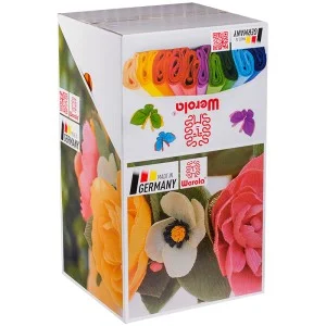 Крепированная бумага Werola, 50*250см, 32г/м2, растяж. 55%, цена за 1шт. (100шт. в коробке) ассорти