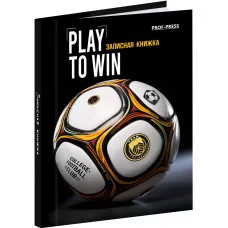 ЗАПИСНАЯ КНИЖКА А7 64л. ФУТБОЛЬНЫЙ МЯЧ - 9 64-1689 переплет 7БЦ,