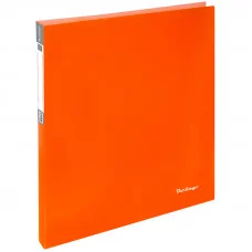 Папка на 2-х кольцах Berlingo "Neon", 25мм, 700мкм, неоновая оранжевая BERLINGO* 239874
