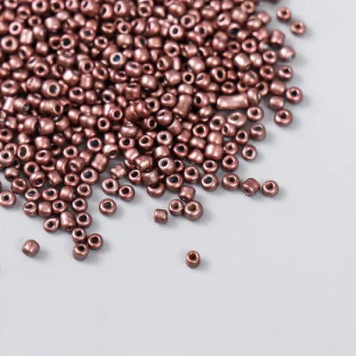 Бисер "Астра"  11/0, 20 гр (904 коричневый/непрозрачный, матовый) 9377868