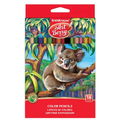 Карандаши 18цв ERICH KRAUSE трехгранные карт упак 32881 094935