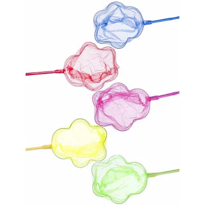 Сачок (70х22 см) ЦВЕТОК 1шт цвет ассорти 2019-824