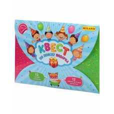 КВЕСТ по поиску подарка с наклейками "Яркий праздник" ИКВ-5754