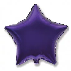 Шар (18\'\'/46 см) Звезда, Фиолетовый, 1 шт. 301500V