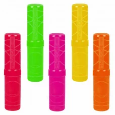 Пенал-тубус ПИФАГОР пластиковый, тонированный, ассорти, 5 цветов, 19,5х4,5 см, 271583