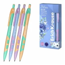 Ручка шариковая автоматическая ErichKrause XR-30 Matic&Grip Pastel Bloom 0.7 цвет чернил синий, 1шт 61084