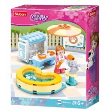 Конструктор пластиковый Sluban "Дрессировка питомца-3"79 деталей M38-B0970C