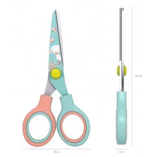 Ножницы ErichKrause Junior Decor Curly Sheep, с принтом на лезвиях, 13см  58347