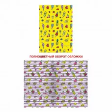 Тетради А4- 40л. ШКС дизайн клетка, титульный лист. Обл: импорт.мел. картон ,глян. лам, микротекстур.тисн. фольгой, полнц оборот. Бум.оф.80 г. клет. Simple joys. Дизайн 5 ТФМ4406898