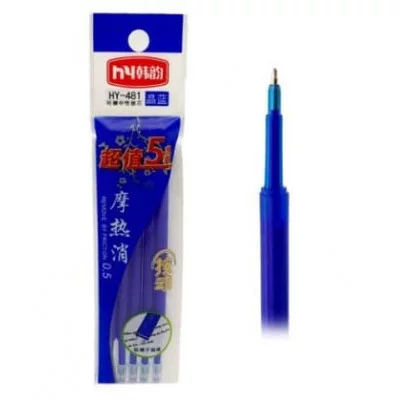 Стержни Шпион "Пиши стирай" DC-80 5 штук син 0,5мм, 11см, для автоматических ручек 328811