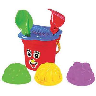 2181 Набор для песка №26 полесье ведро малое ситечко цветок совок №2 грабельки №2 3 формочки