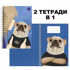 Тетрадь (студ., офис) А4 96л "Обнимашки" КанцЭксмо ТСЛ4965314