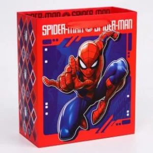 Пакет ламинат вертикальный "Spider-Man", Человек-паук, 23х27х11,5 см 4628779