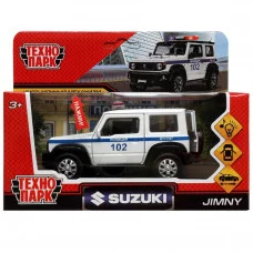 Машина металл свет-звук SUZUKI JIMNY ПОЛИЦИЯ 11,5 см, двер JIМNY-12SLРОL-W