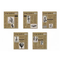 Тетрадь общая ученическая ErichKrause Новости 48 листов клетка крафт-картон 60640