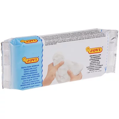 Паста для моделирования JOVI, отвердевающая, белый, 250г, вакуумный пакет JOVI 244291