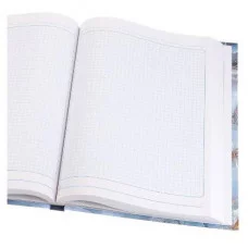 Бизнес-блокнот А4 200л. МРАМОР В ГОЛУБОМ (Б200-9399) 7БЦ, глянц.ламин. цвет.мелов.обл. Б200-9399