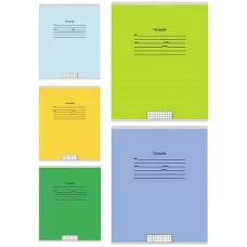 Тетрадь КЛЕТКА 12л. УЧУСЬ НА "ОТЛИЧНО"-2 (12-9477) цвет.мелов.обл.,5 дизайнов в коробке 12-9477