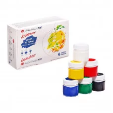 Краска по ткани акрил набор 6цв*15 мл ЗХК "Я -художник!" 228411540 4977421