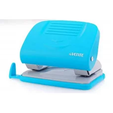 Дырокол "Neon" (20 листов) пластиковый с линейкой, в картонной коробке, неоновый голубой 4020328