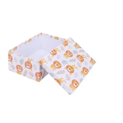 Коробка прямоугольная подарочная Львята 23X16,5X9,5 см РазборКОР-7812